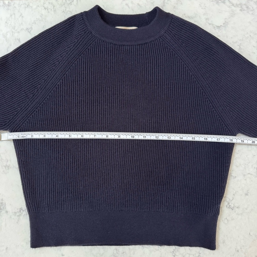Sezane Navy Sami Jumper Size Small - Picture 8 of 11